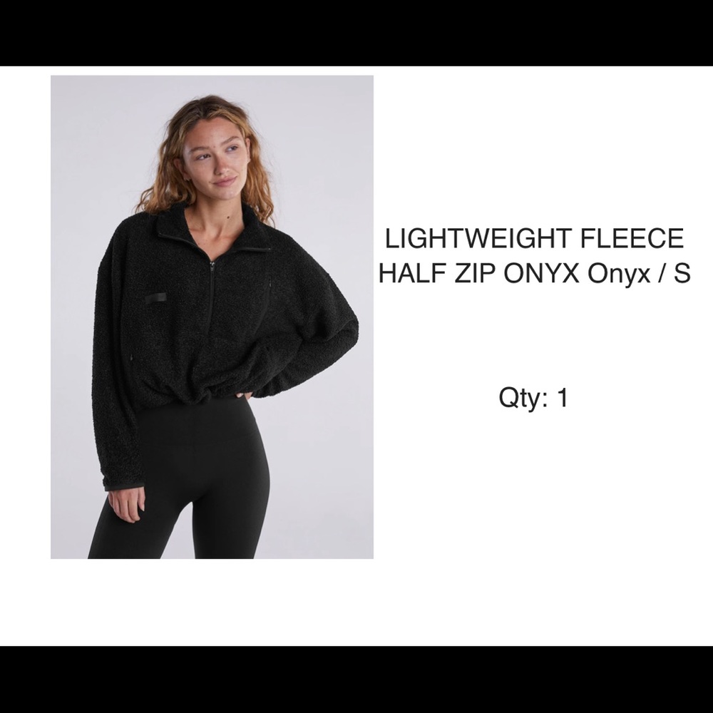 SET ACTIVE onyx Fleece halfzip